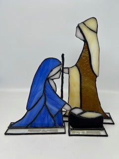 3  PIECE NATIVITY - Stained Glass Express 