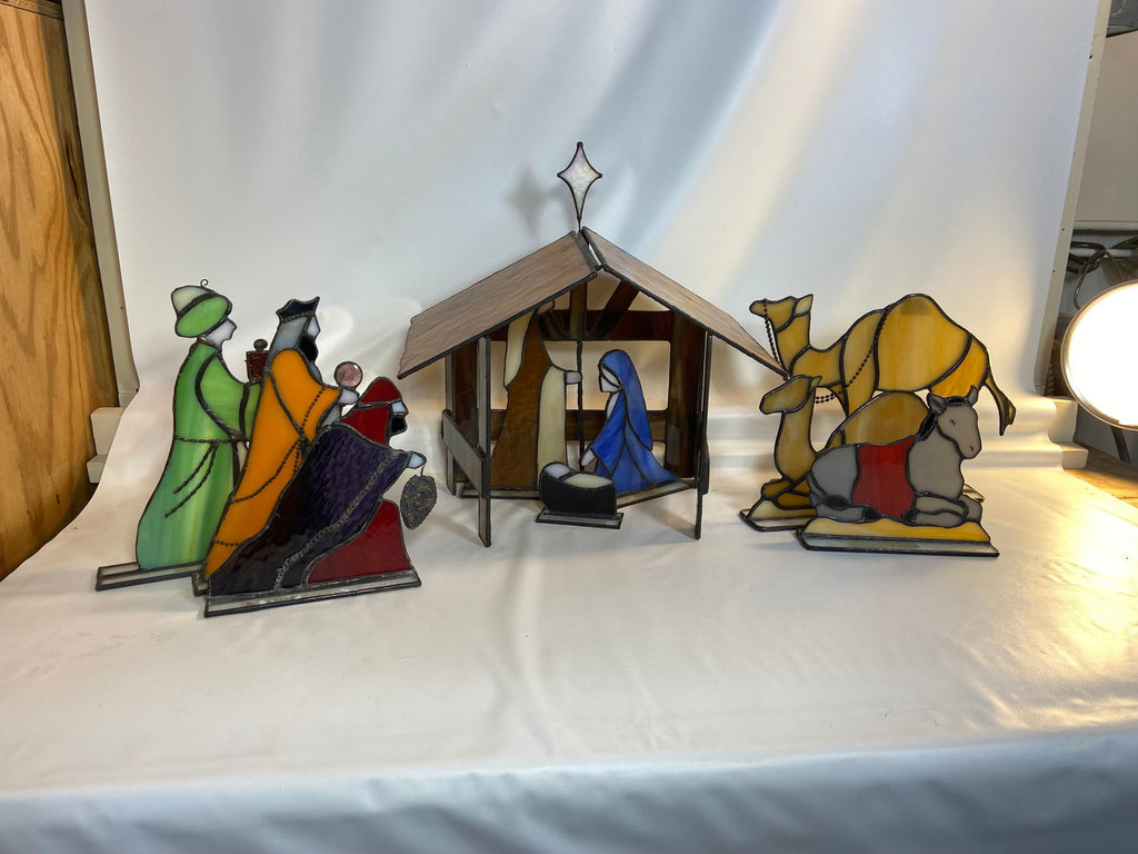 3  PIECE NATIVITY - Stained Glass Express 