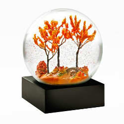 Autumn Snow Globe - Stained Glass Express 