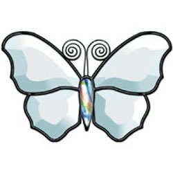 Bevel Cluster Butterfly - Stained Glass Express 