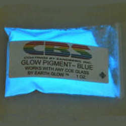 Blue Glow Pigment - Stained Glass Express 