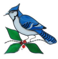 Blue Jay Suncatcher - Stained Glass Express 