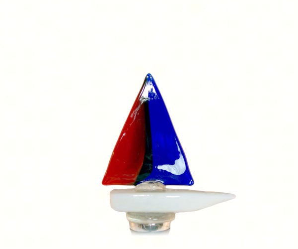 Bottle Stopper Boat - Stained Glass Express 