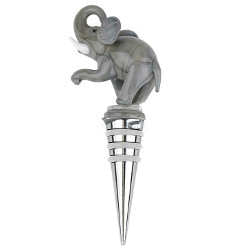 Bottle Stopper Elephant - Stained Glass Express 