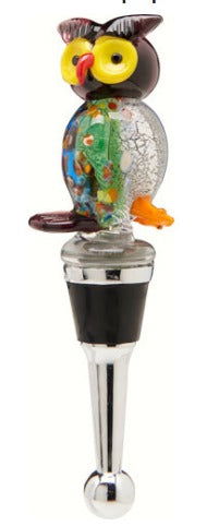 Bottle Stopper Owl - Stained Glass Express 