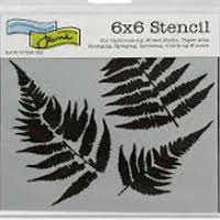 Ferns Fusing Stencil - Stained Glass Express 