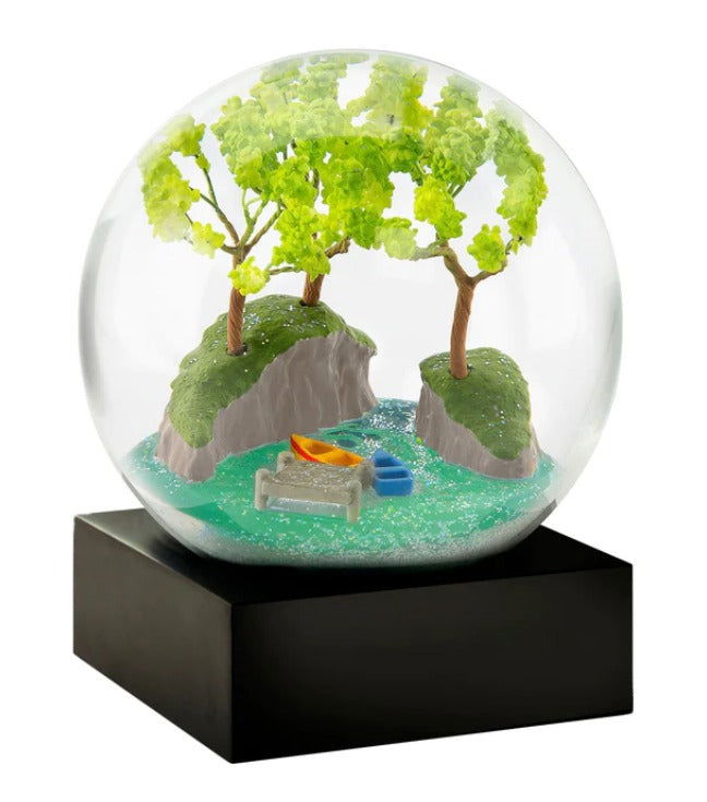 Lakeside Snow Globe - Stained Glass Express 