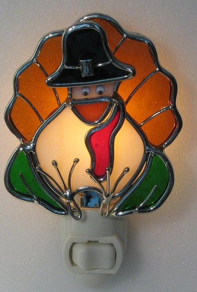 NIGHTLIGHT TURKEY - Stained Glass Express 