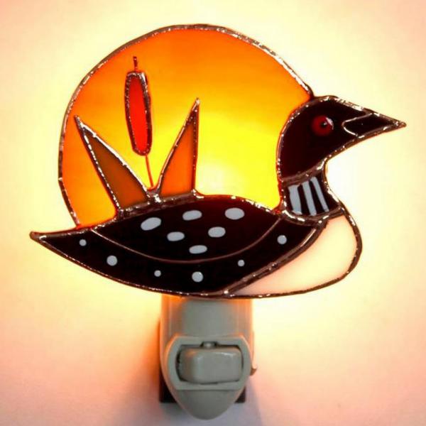 Night Light Loon - Stained Glass Express 