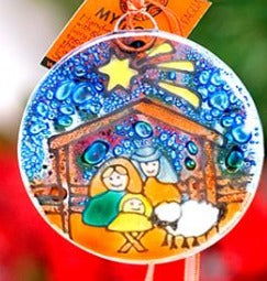 ORNAMENT NATIVITY - Stained Glass Express 