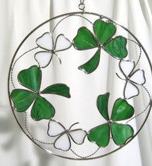 PANEL, SHAMROCK RING - Stained Glass Express 