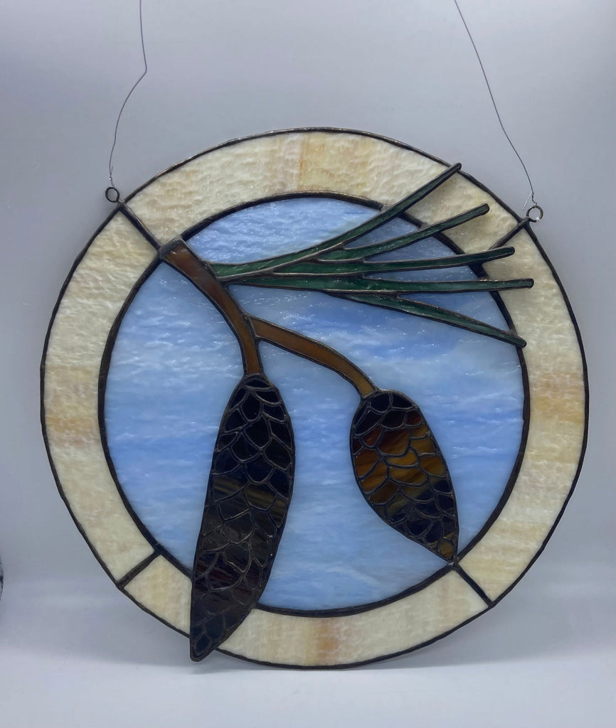 PINE CONE PANEL - Stained Glass Express 