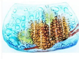 SOAP DISH PINECONE - Stained Glass Express 