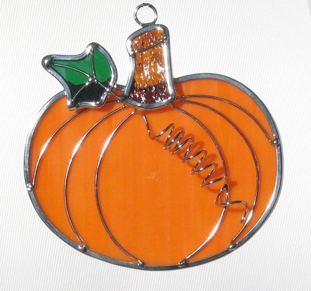 SUNCATCHER PUMPKIN - Stained Glass Express 