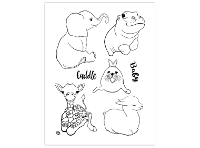 Silkscreen Baby Animals - Stained Glass Express 