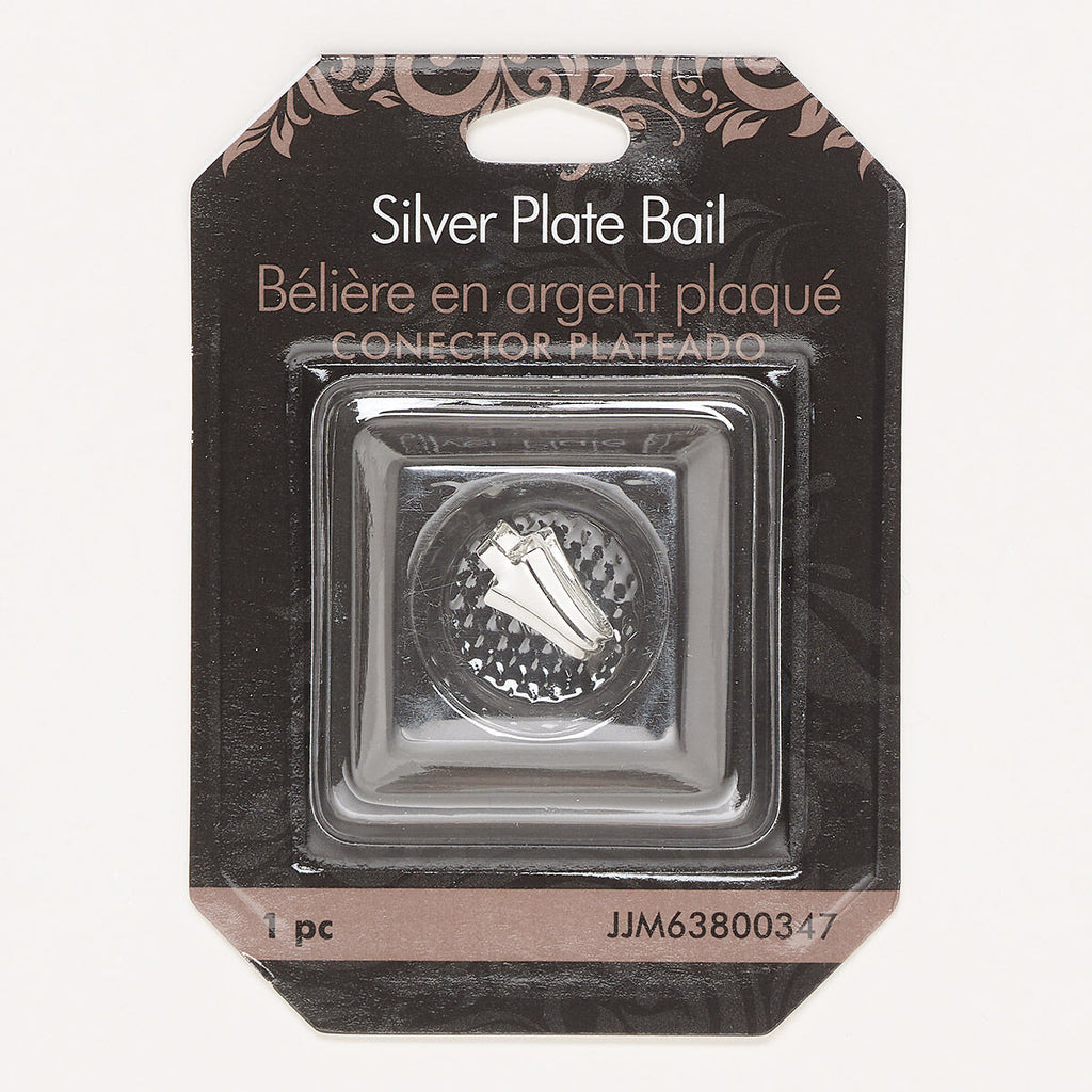 Silver Plated Bail - Stained Glass Express 