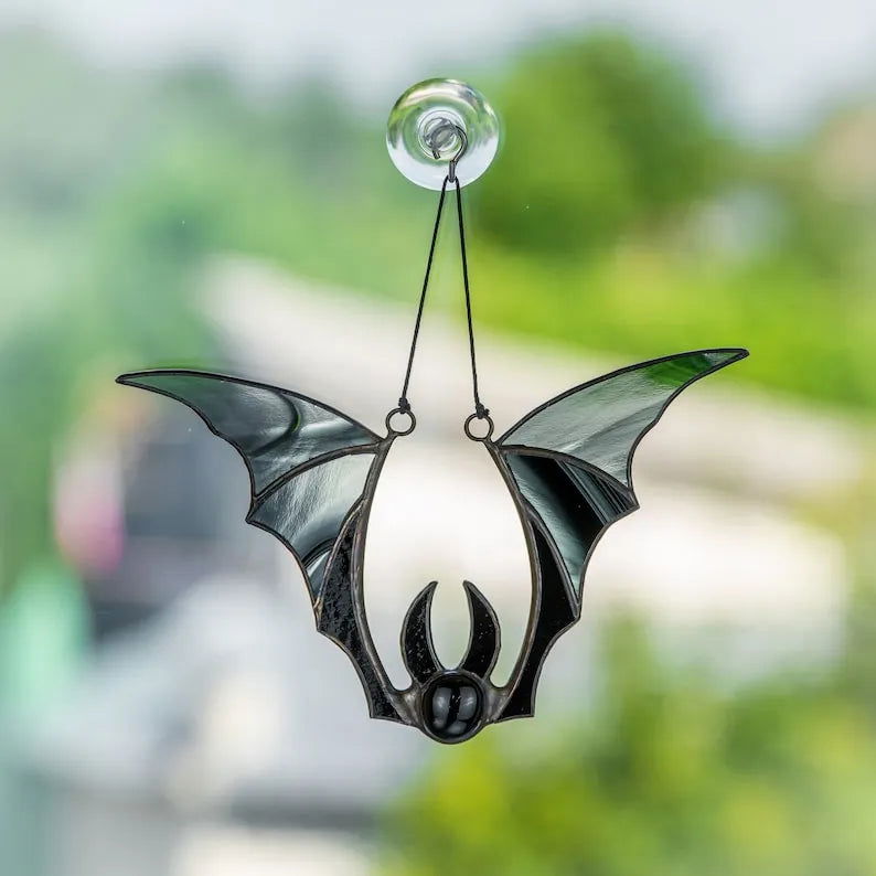 Spooky Bat Suncatcher - Stained Glass Express 