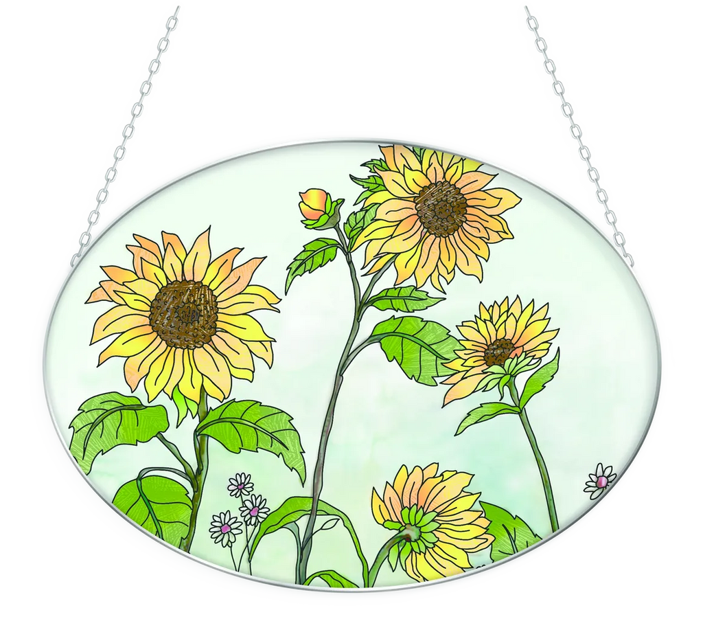 Sunflower Sky Suncatcher - Stained Glass Express 